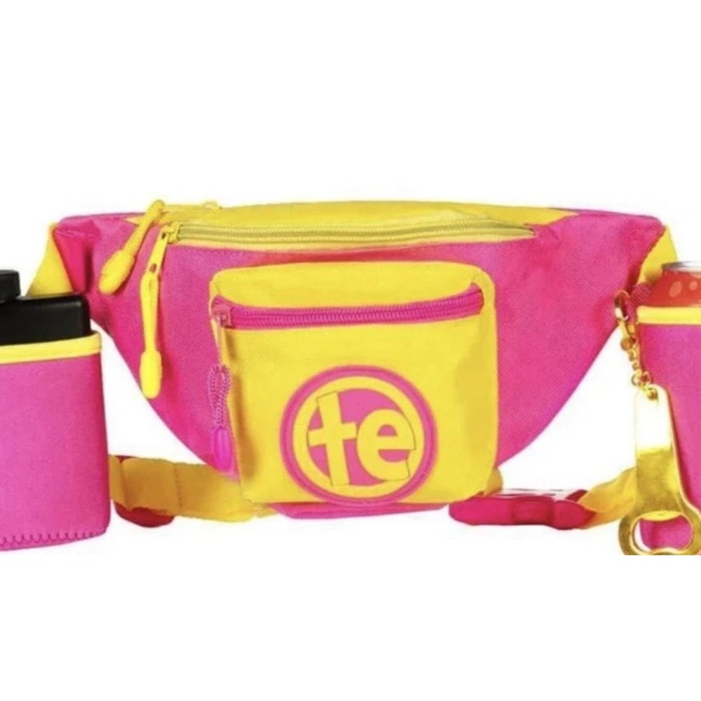 TIPSY ELVES PINK LEMONADE FANNY PACK BELT BAG WITH DRINK HOLDER - NEW!! - Picture 3 of 3